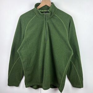 Patagonia Capilene Midweight 1/2 Zip Long Sleeve Pullover Jacket Green Mens
